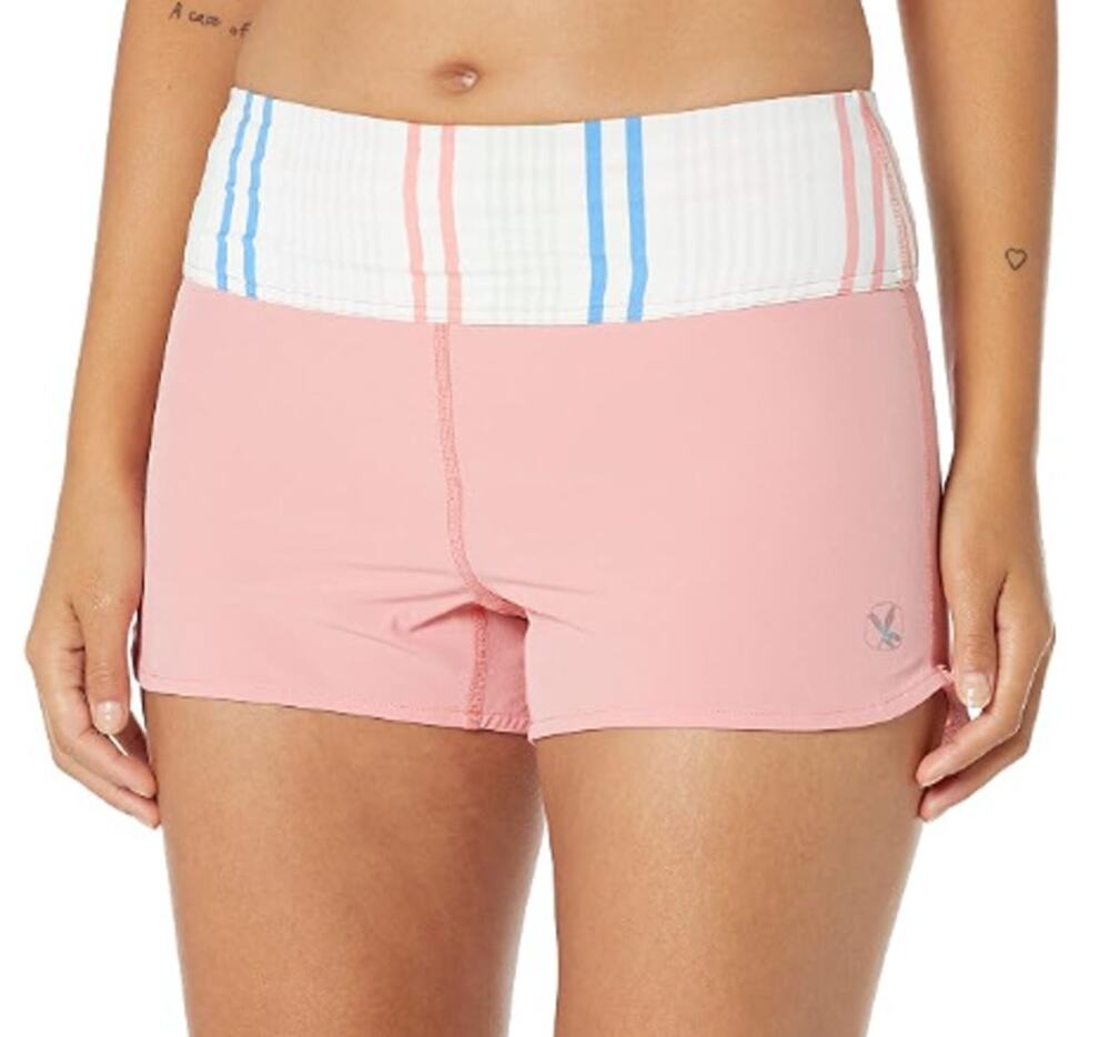 Carve Designs Borneo Water to Land Performance Casual Shorts Eco Pink NWOT Small